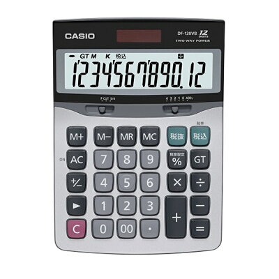 【楽天市場】カシオ計算機 CASIO 計算機 12桁 DF-120VB-N | 価格比較 - 商品価格ナビ